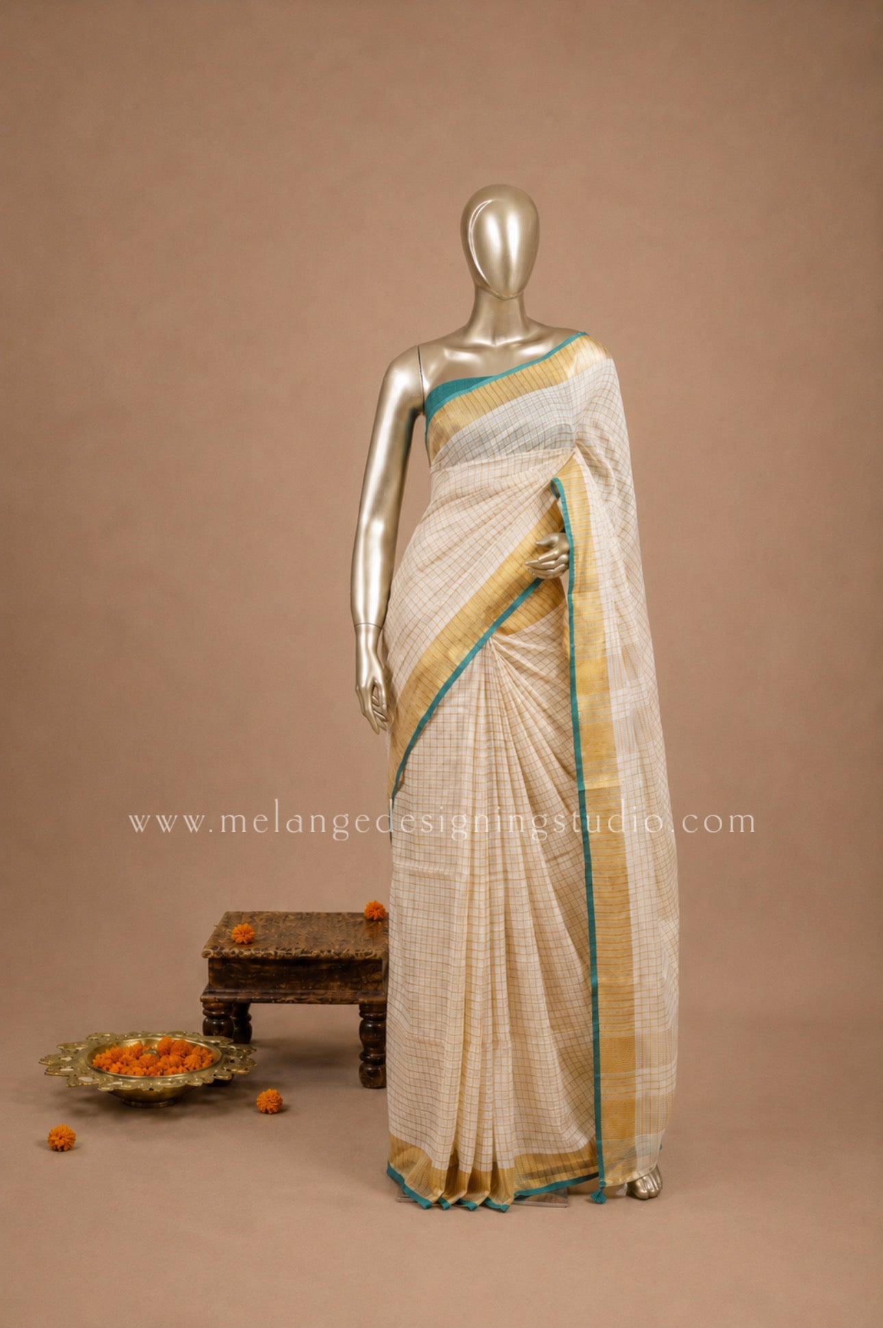 Linen Weaving Saree MDS0006