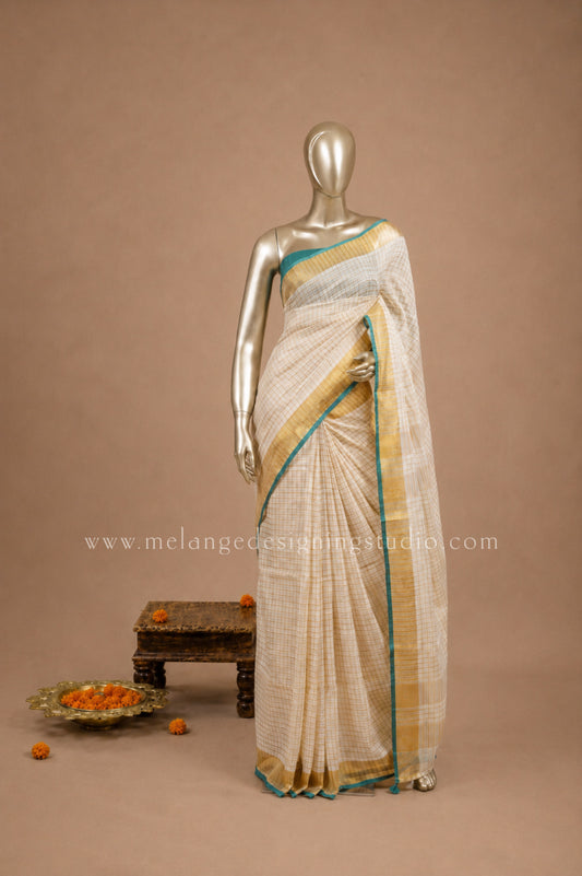 Linen Weaving Saree MDS0006