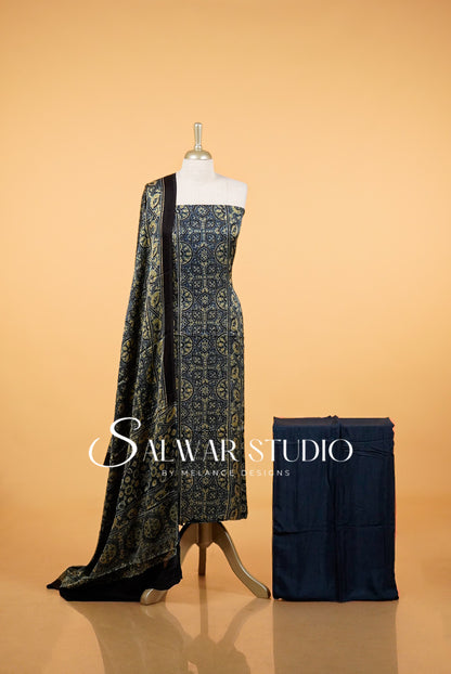 Modal Ajrakh Unstitched Salwar Suits AC0042