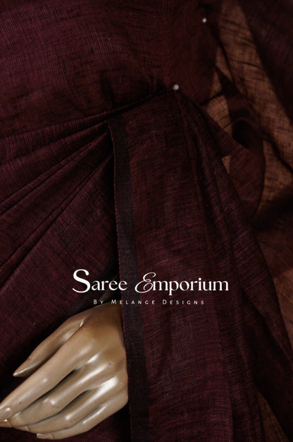 Linen Saree MDS0087