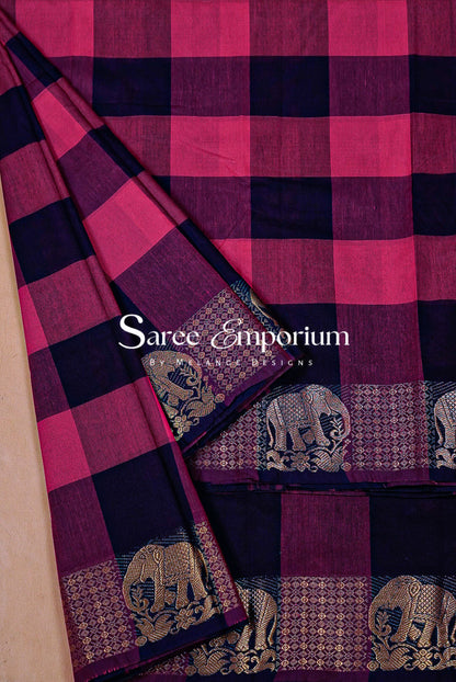 Kanji Cotton Saree For Women MDS0333