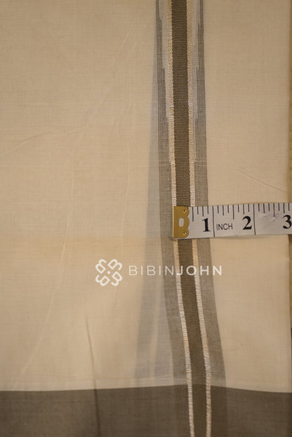 Cotton Dhoti For Men Off White BJ2299