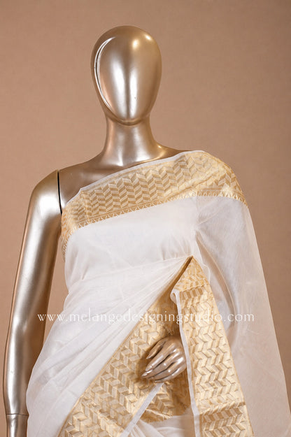 Chanderi Silk Saree MDS0002
