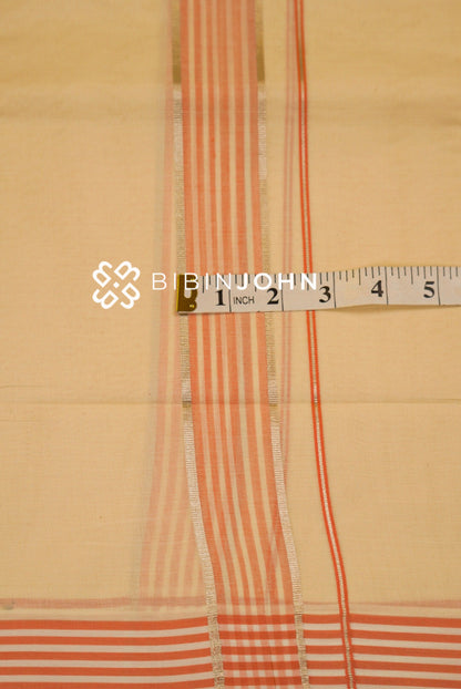 Cotton Dhoti For Men Off White BJ1758