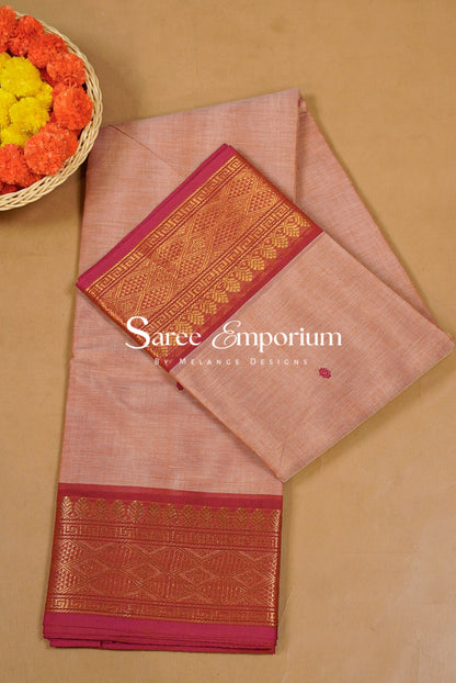 Kanji Cotton Saree For Women MDS0329