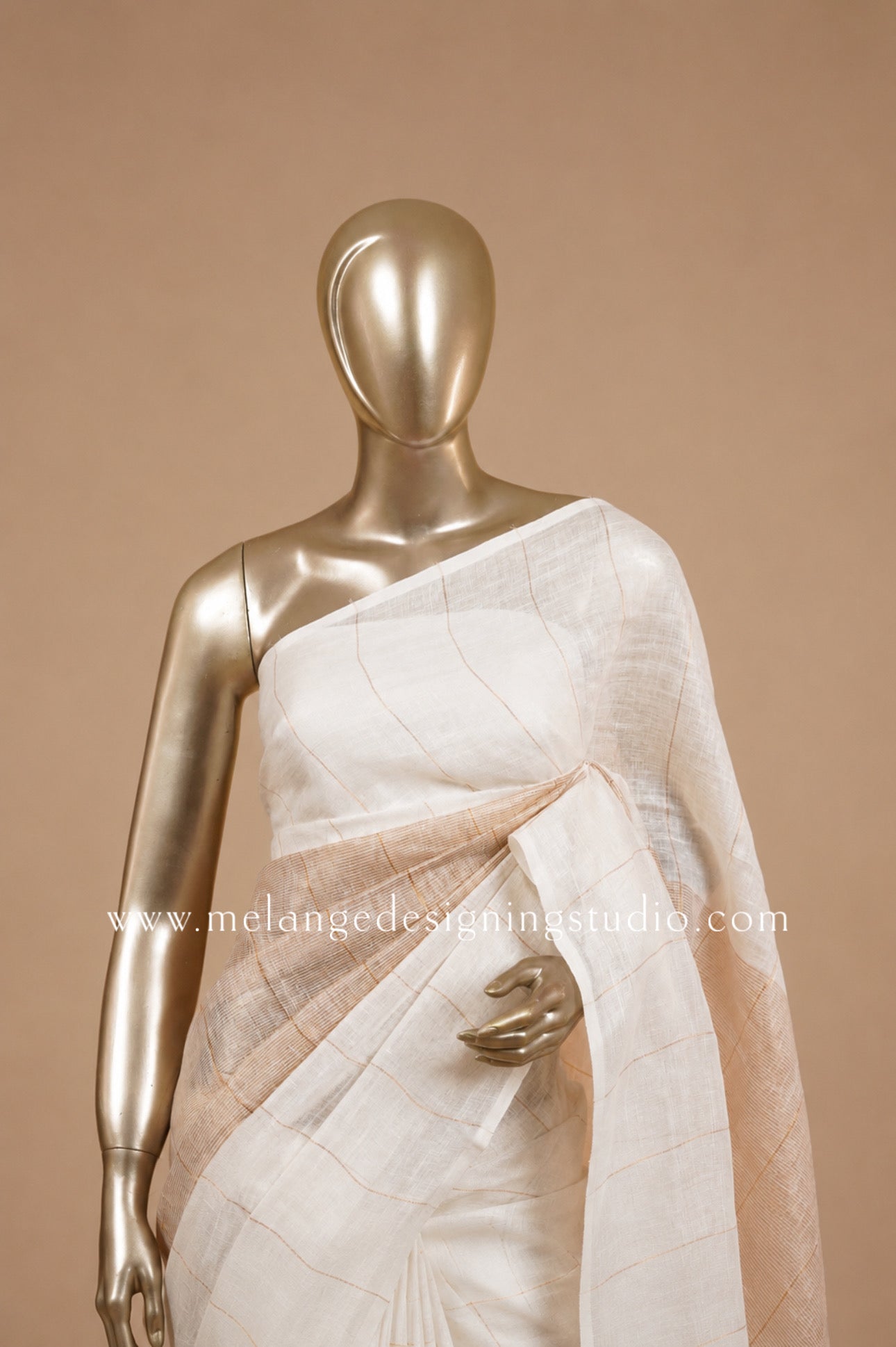 Linen Weaving Saree MDS0009