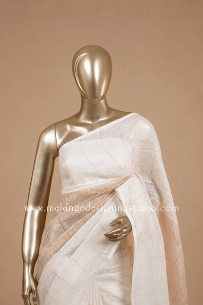 Linen Weaving Saree MDS0009