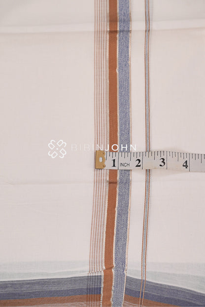 Cotton Dhoti For Men White BJ2558