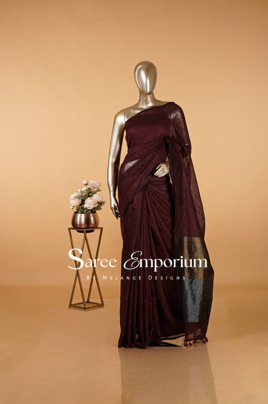 Linen Saree MDS0087