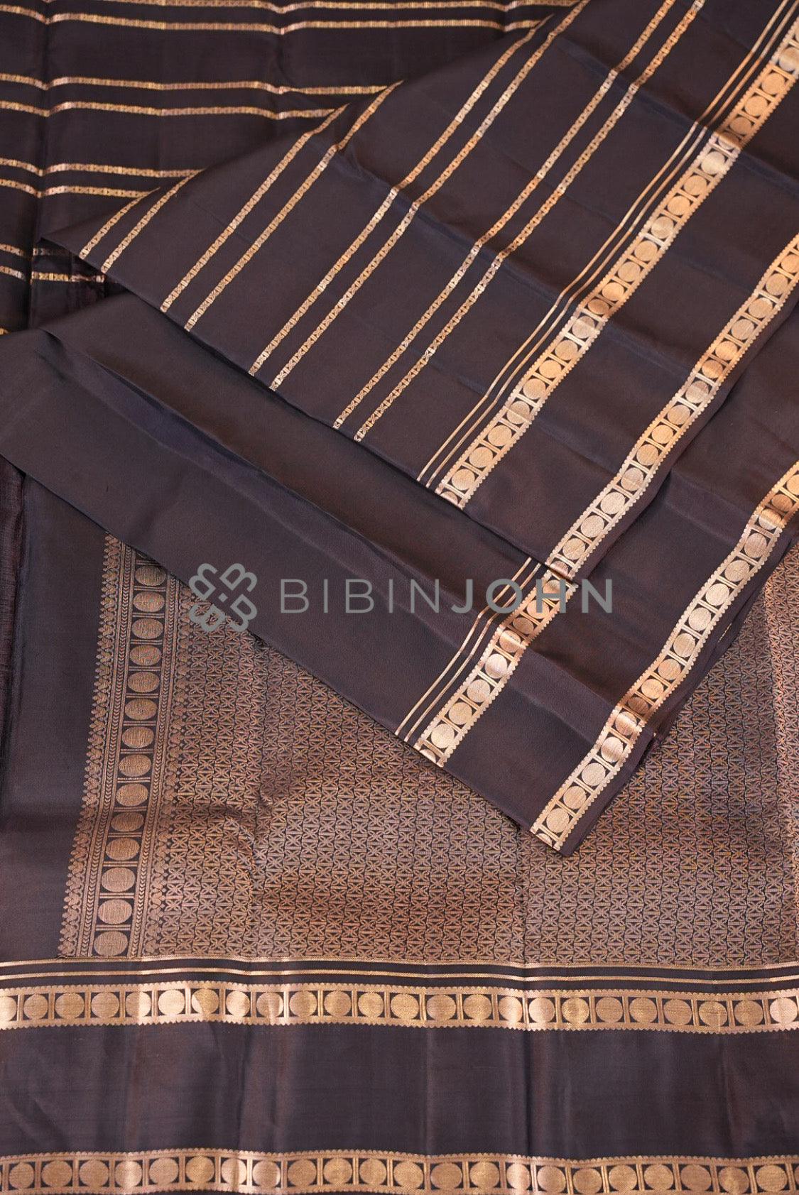 Silk Saree For Women Chocolate Brown   