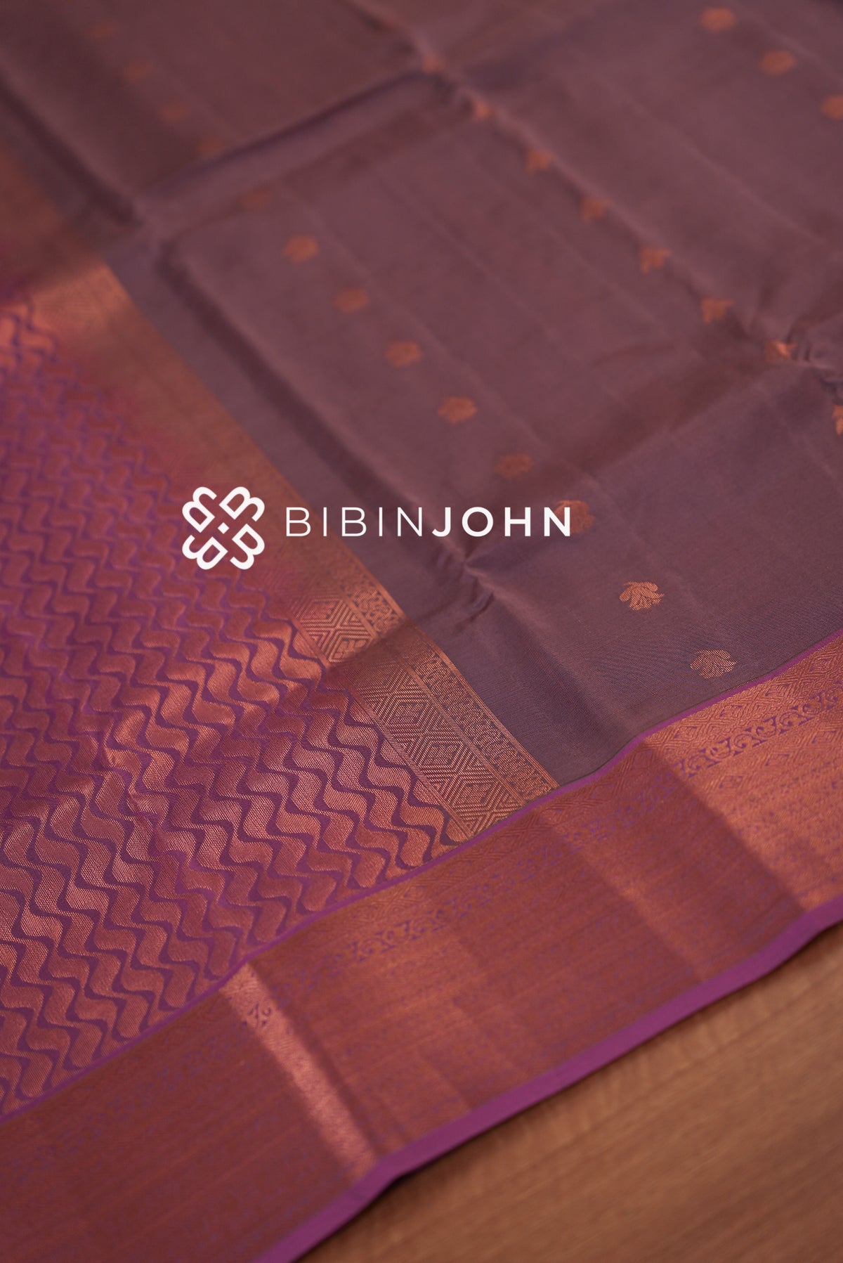 Silk Saree For Women Dusty Plum Purple BJ2345