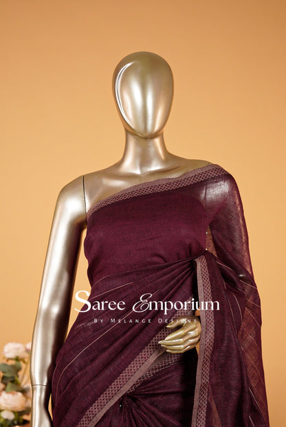 Linen Sarees MDS0071