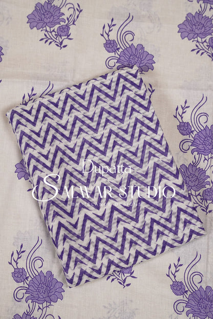 Cotton Printed Unstitched Salwar suits AC0008