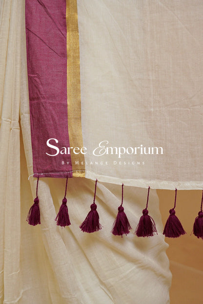 Pure Mul Cotton Saree MDS0216
