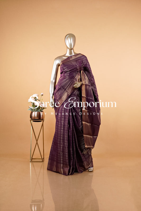 Semi Brocade Saree MDS0150
