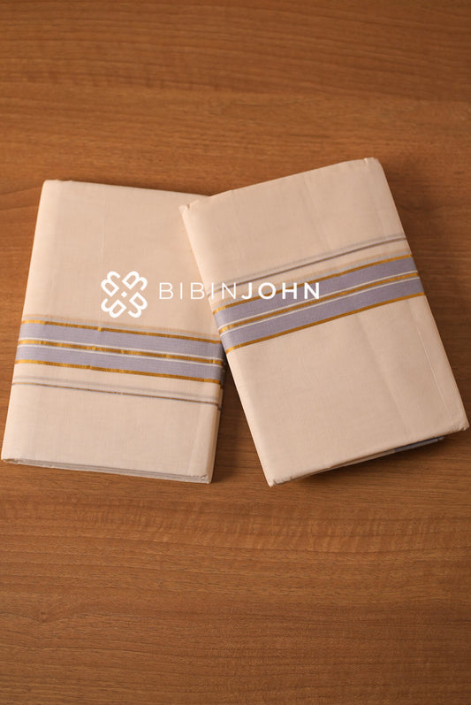 Cotton Dhoti For Men Off White BJ2264
