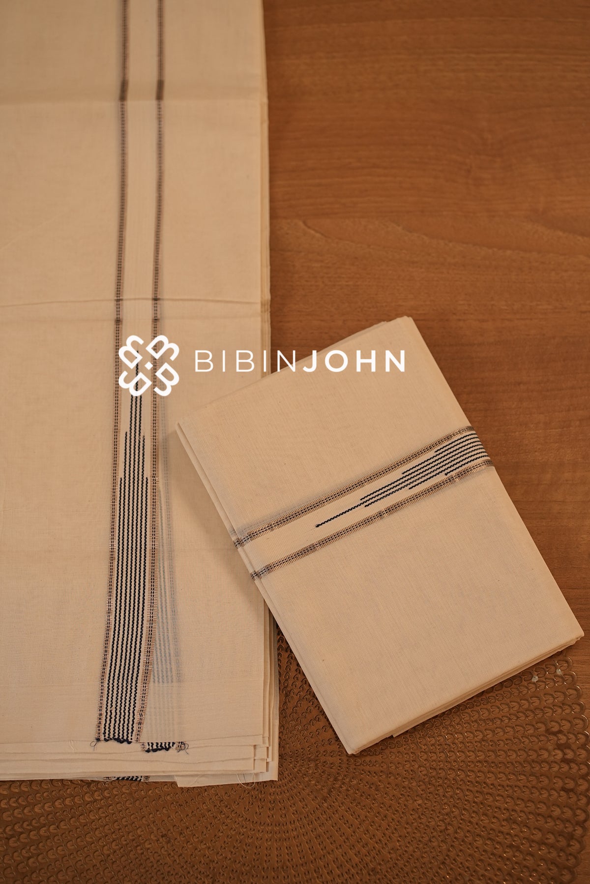 Cotton Dhoti For Men Off White BJ2341