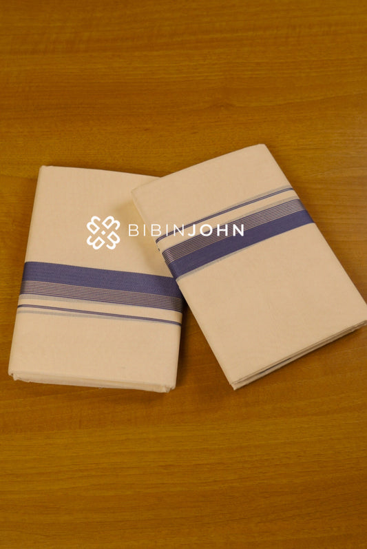 Cotton Dhoti For Men Off White BJ1767