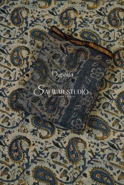 Pure Printed Cotton Unstitched Salwar Suits AC0089