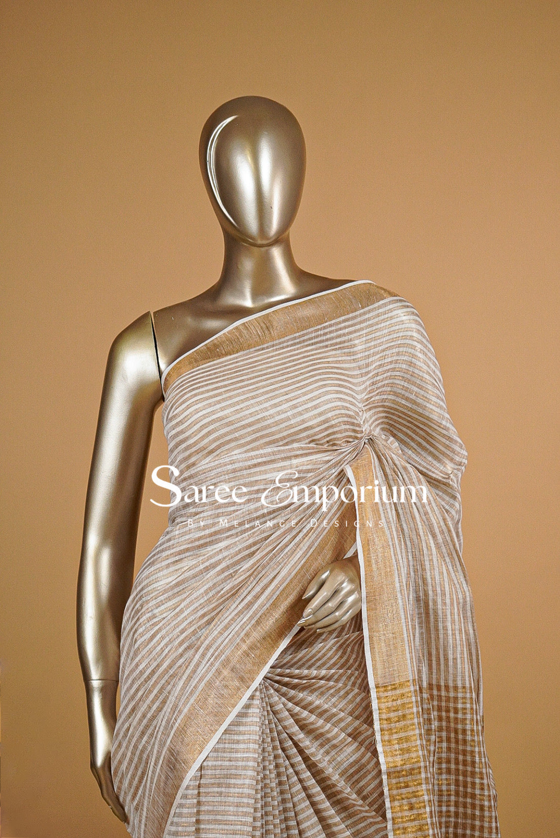 Linen Weaving Sarees MDS0207