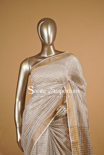 Linen Weaving Sarees MDS0207