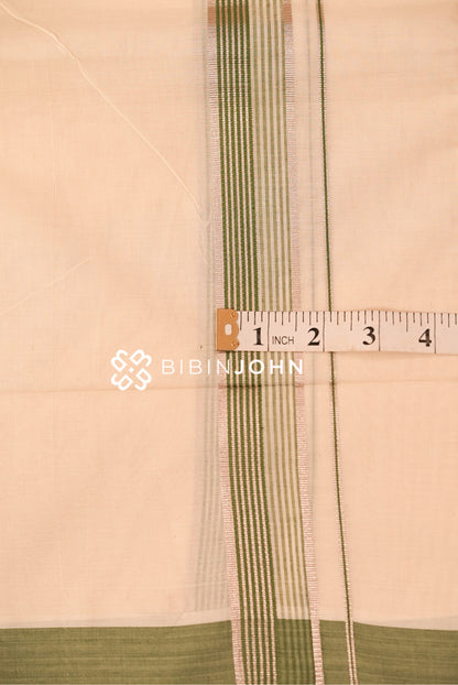 Cotton Dhoti For Men Off White BJ2761