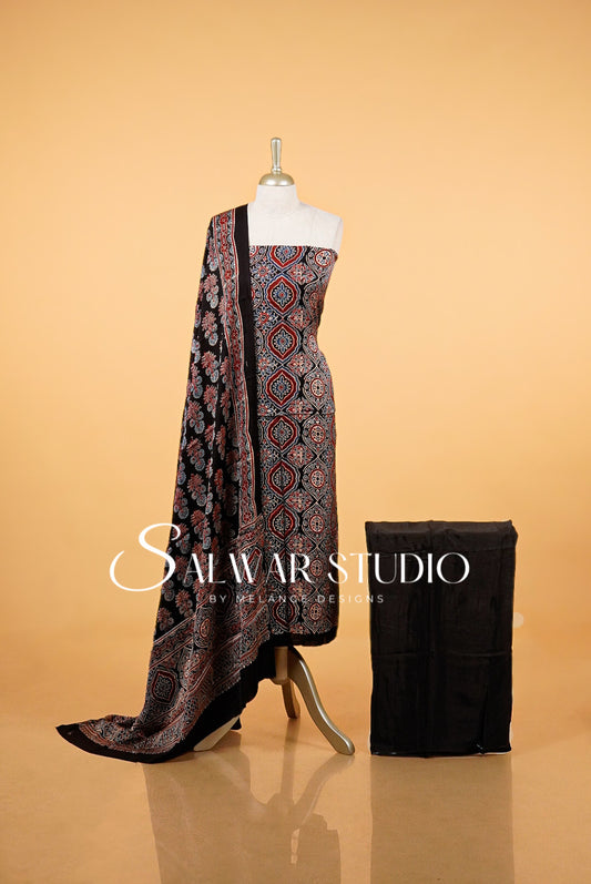 Modal Ajrakh Unstitched Salwar Suits AC0041