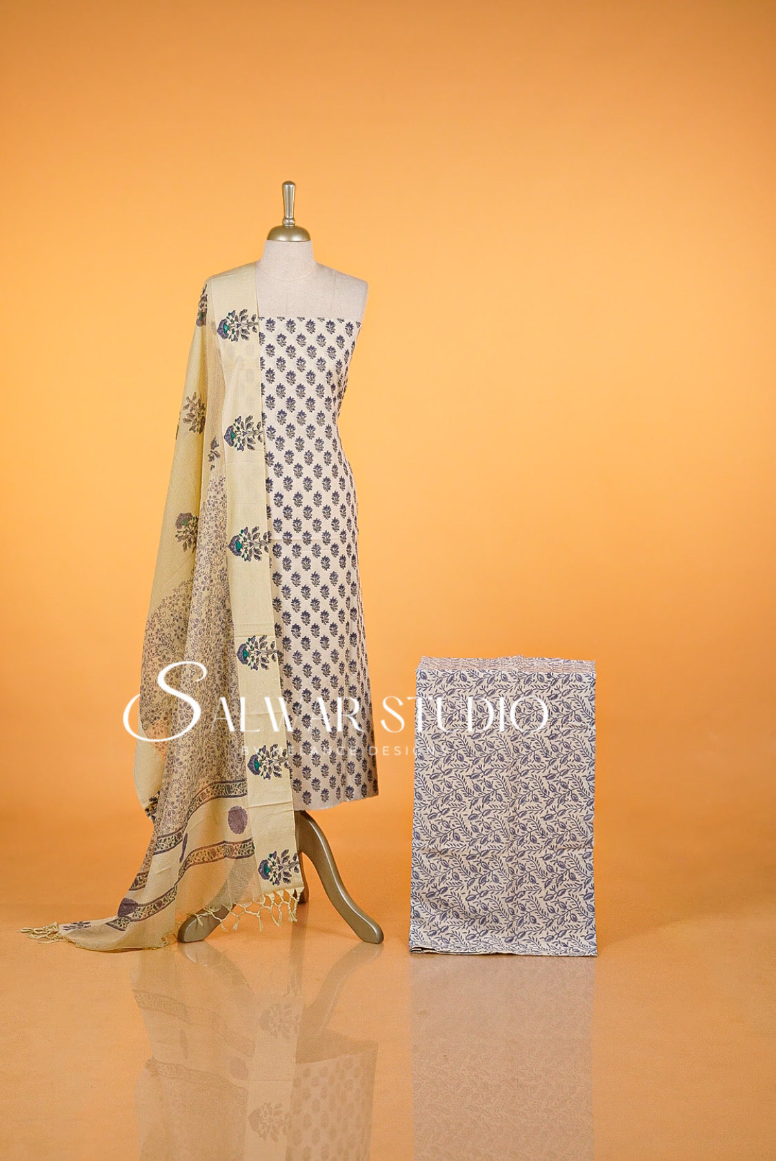 Cotton Printed Unstitched Salwar suits AC0019