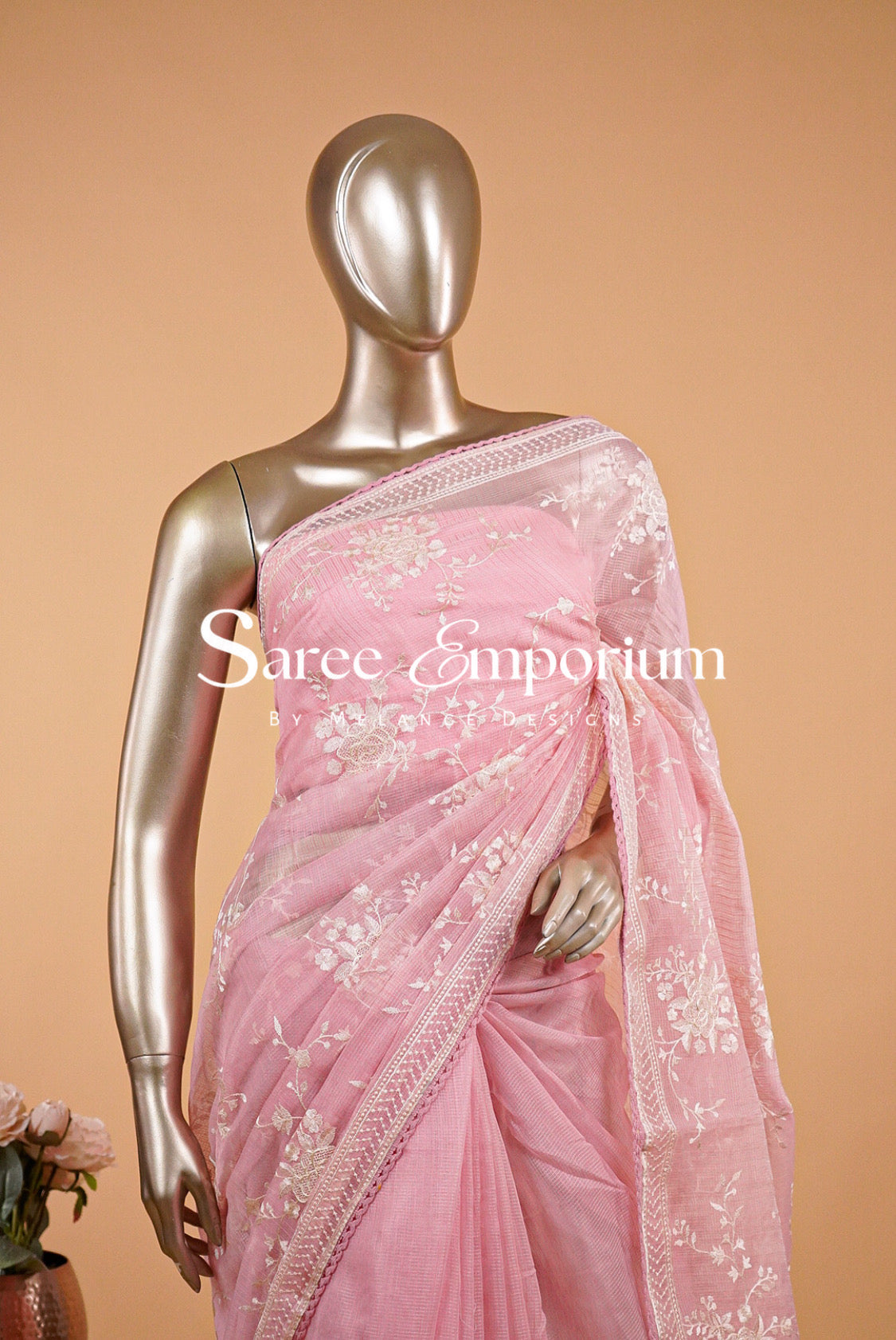 Cotta Embroidery Saree MDS0180