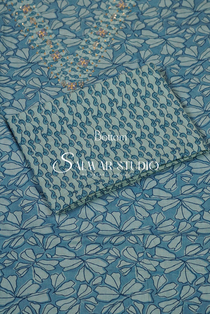Printed Cotton Unstitched Salwar Suits AC0151