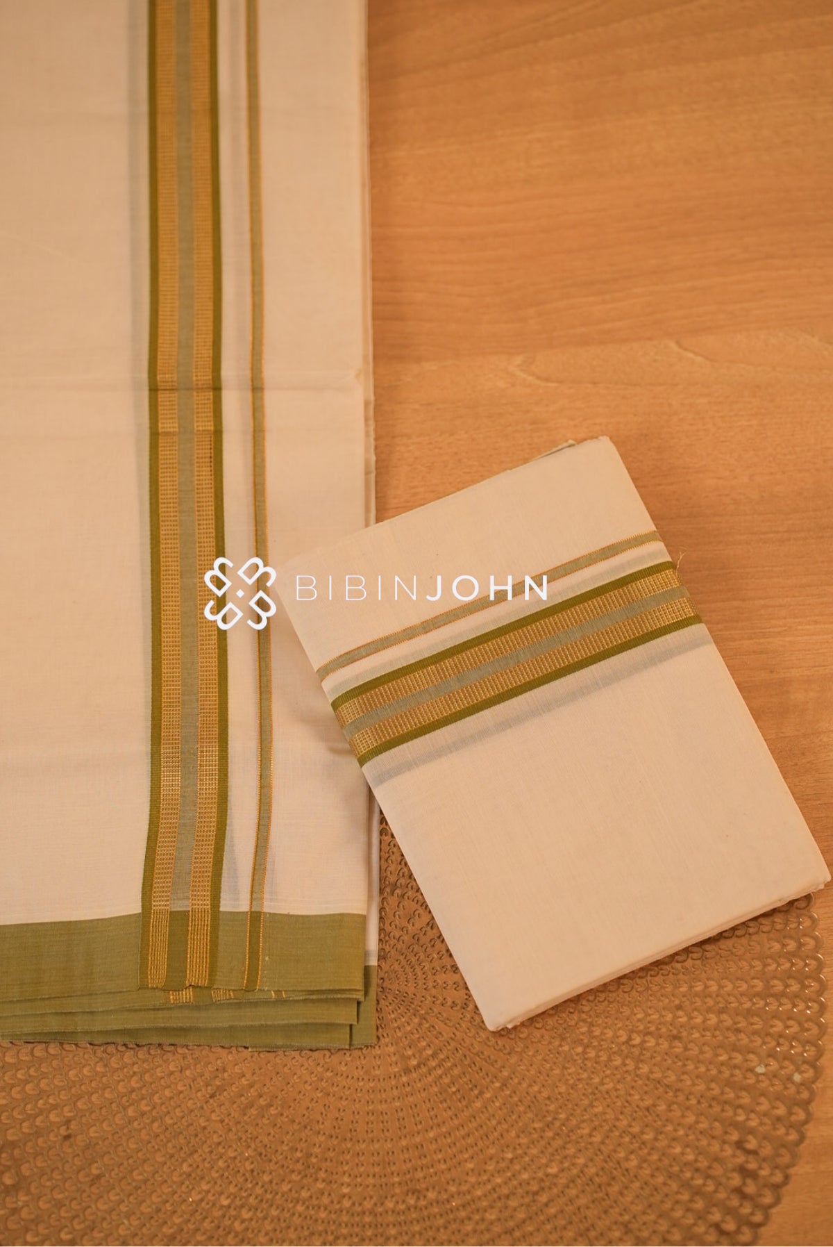Cotton Dhoti For Men Off White BJ2324
