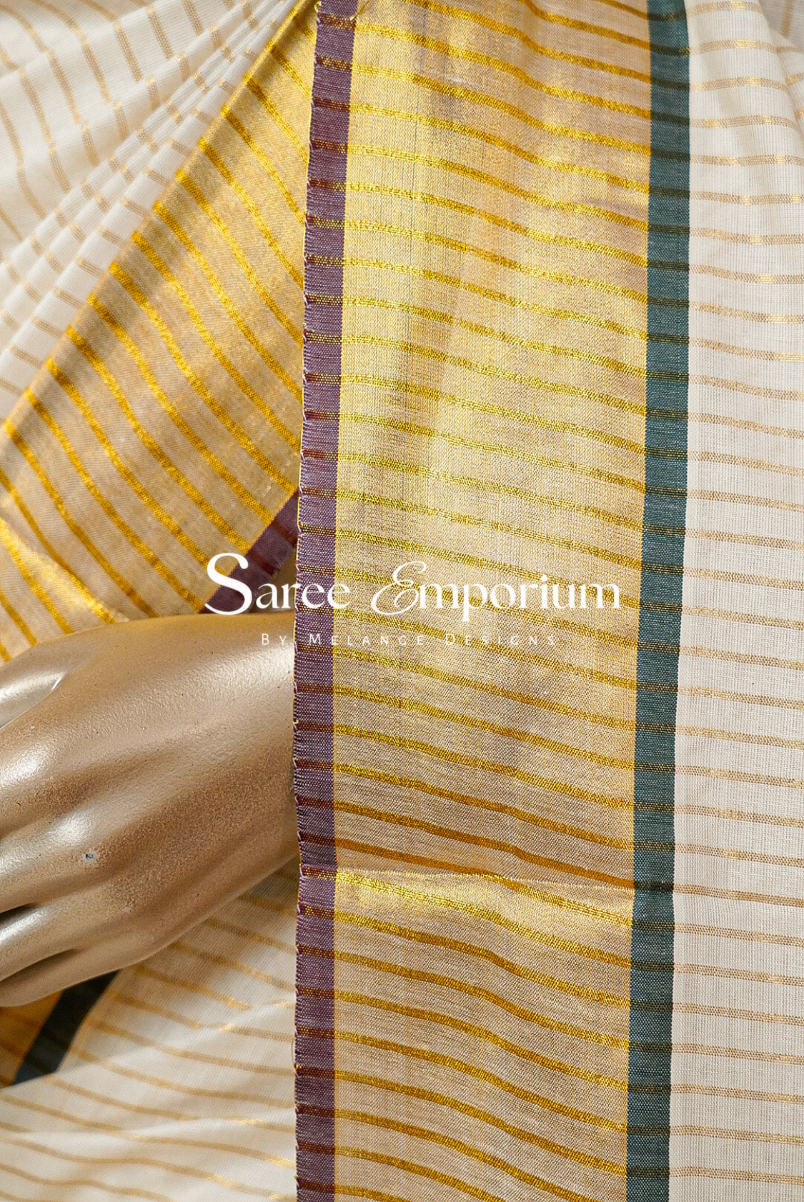 Tissue Kasavu Sarees MDS0154