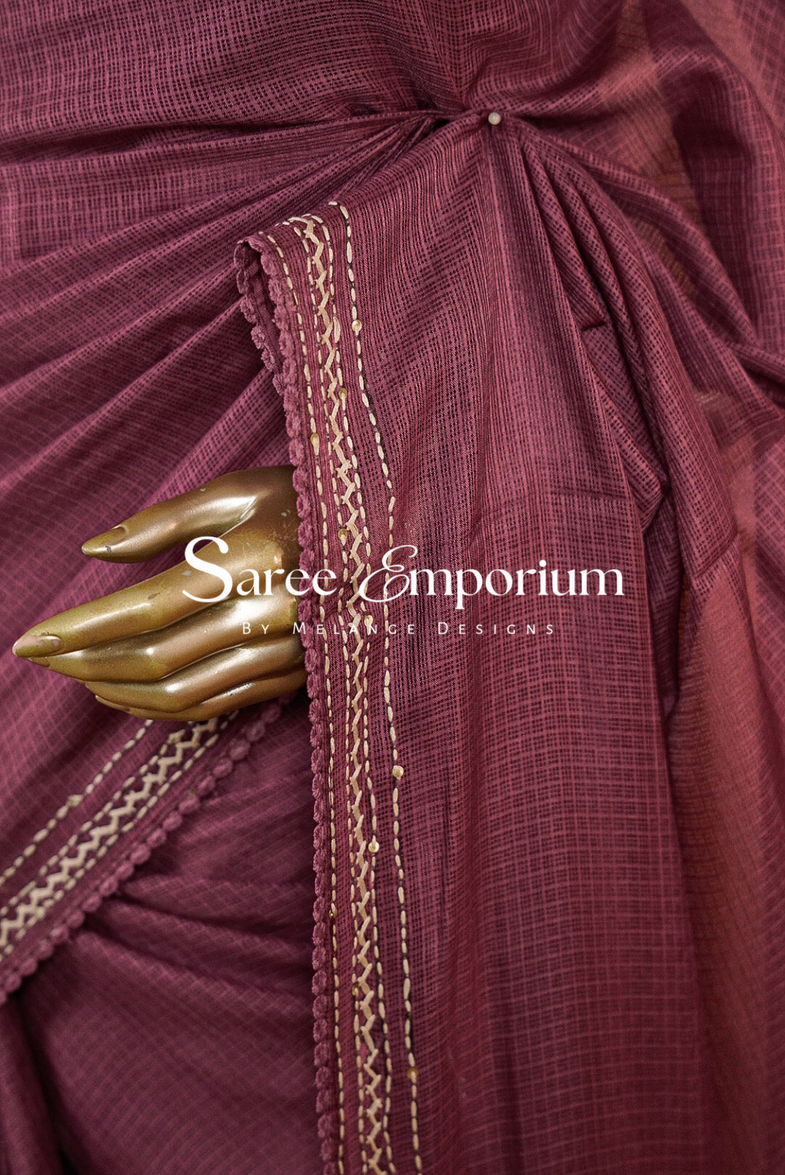 Cotta Embroidery Saree MDS0122
