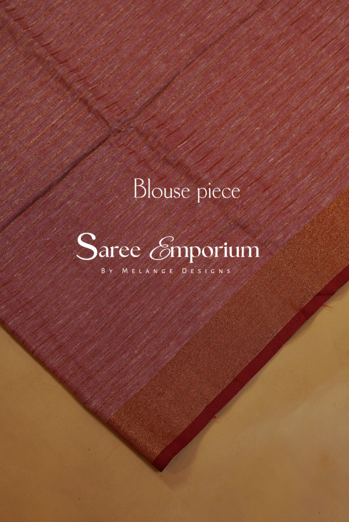 Linen Check Saree For Women MDS0266