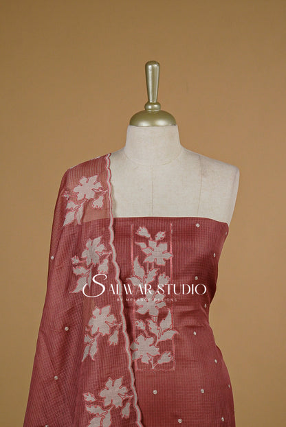 Cotta Embroidery Unstitched Salwar Suits AC0094