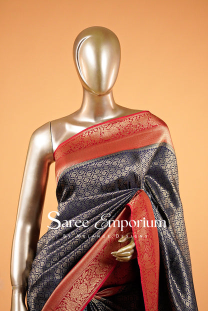 Silk Brocade Sarees MDS0043