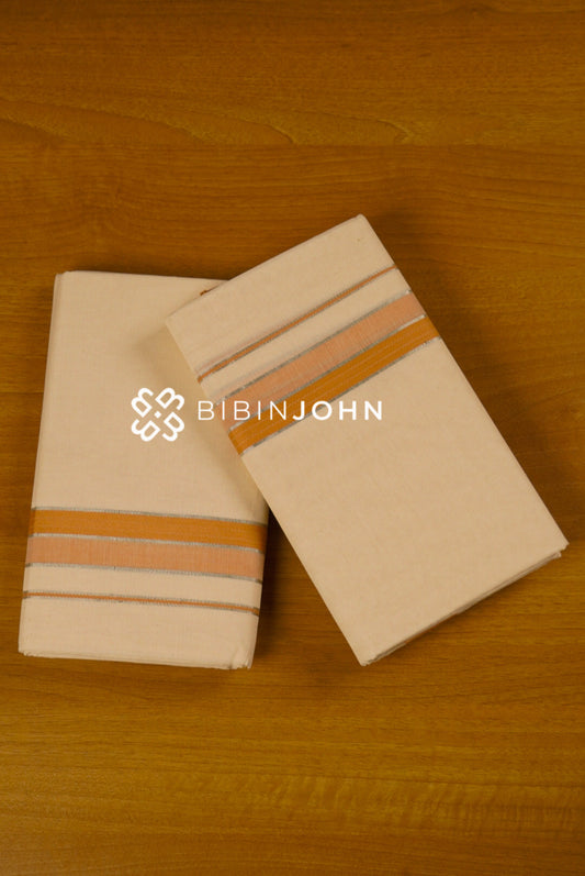 Cotton Dhoti For Men Off White BJ1749