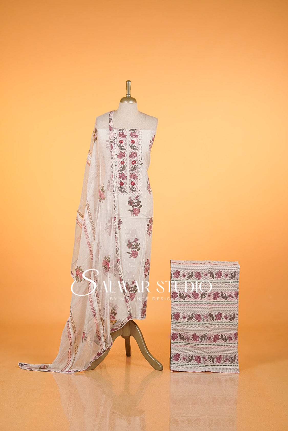 Cotton Embroidery Unstitched Salwar suits AC0015