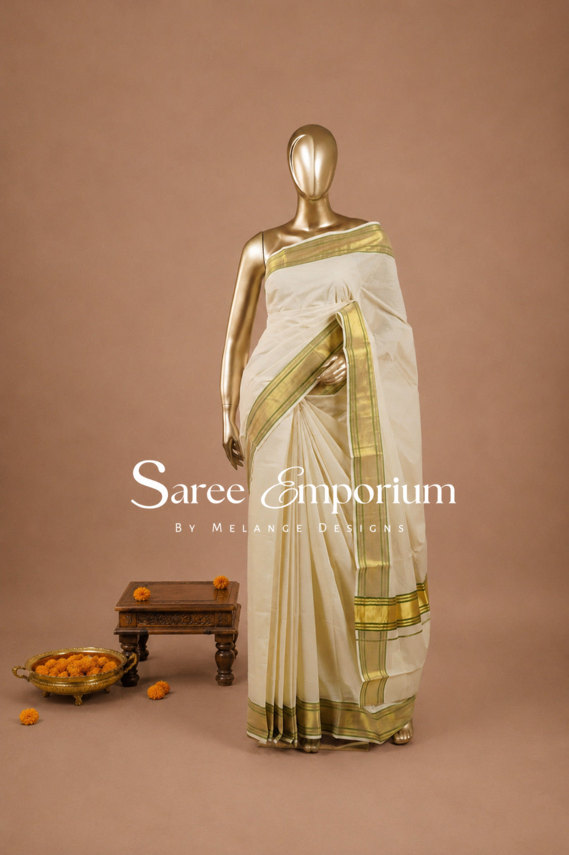 Cotton Kasavu Sarees MDS0033