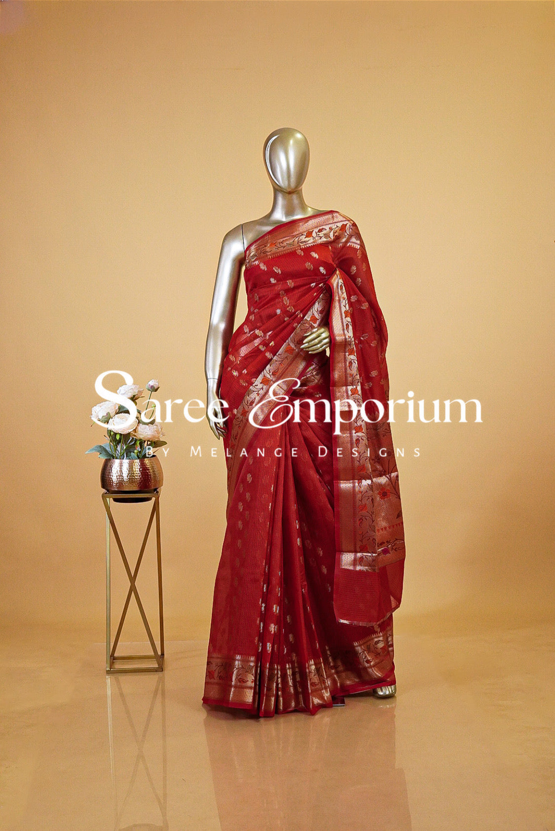 Cotta Banarasi Saree MDS166