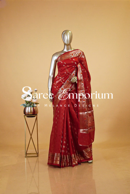 Cotta Banarasi Saree MDS0166