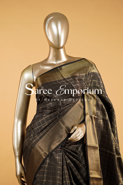 Semi Brocade Saree MDS0153