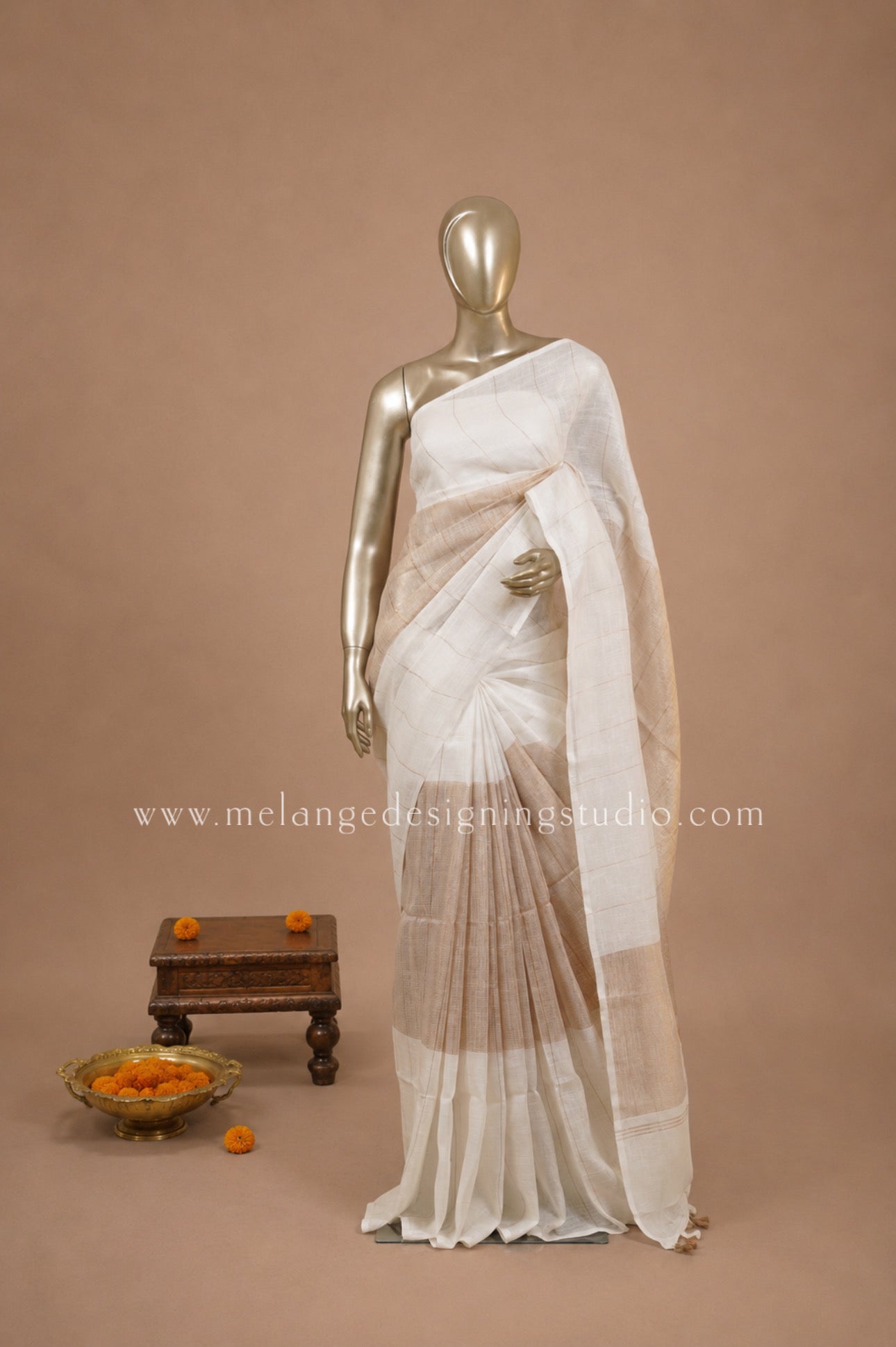 Linen Weaving Saree MDS0009