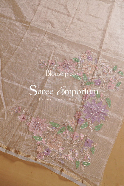 Chanderi Embroidery Saree MDS0205