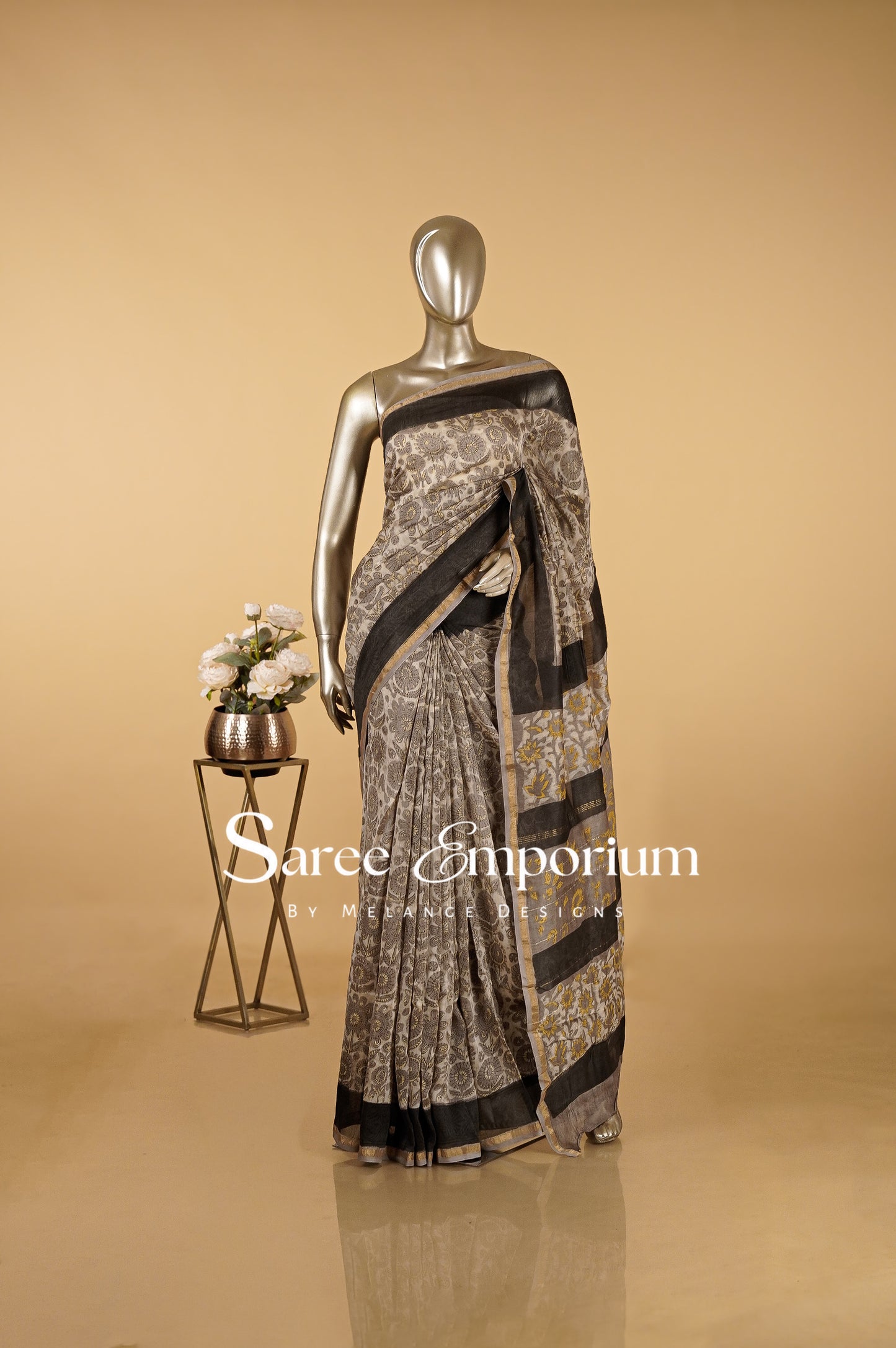 Printed Vanaspati Saree MDS0099