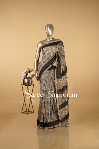 Printed Vanaspati Saree MDS0099