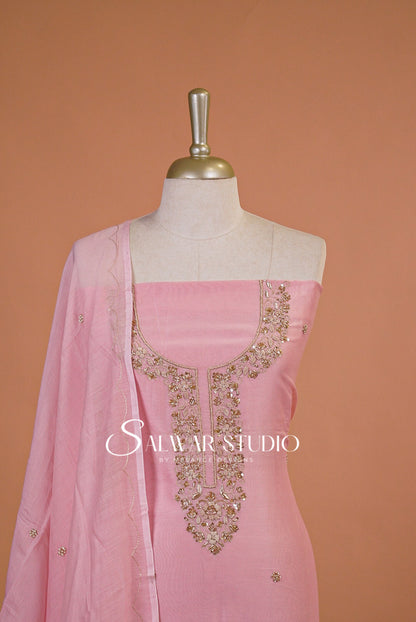 Chanderi Embroidery Salwar Suit AC0138