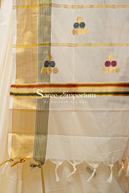 Cotton Kasav Saree MDS0197