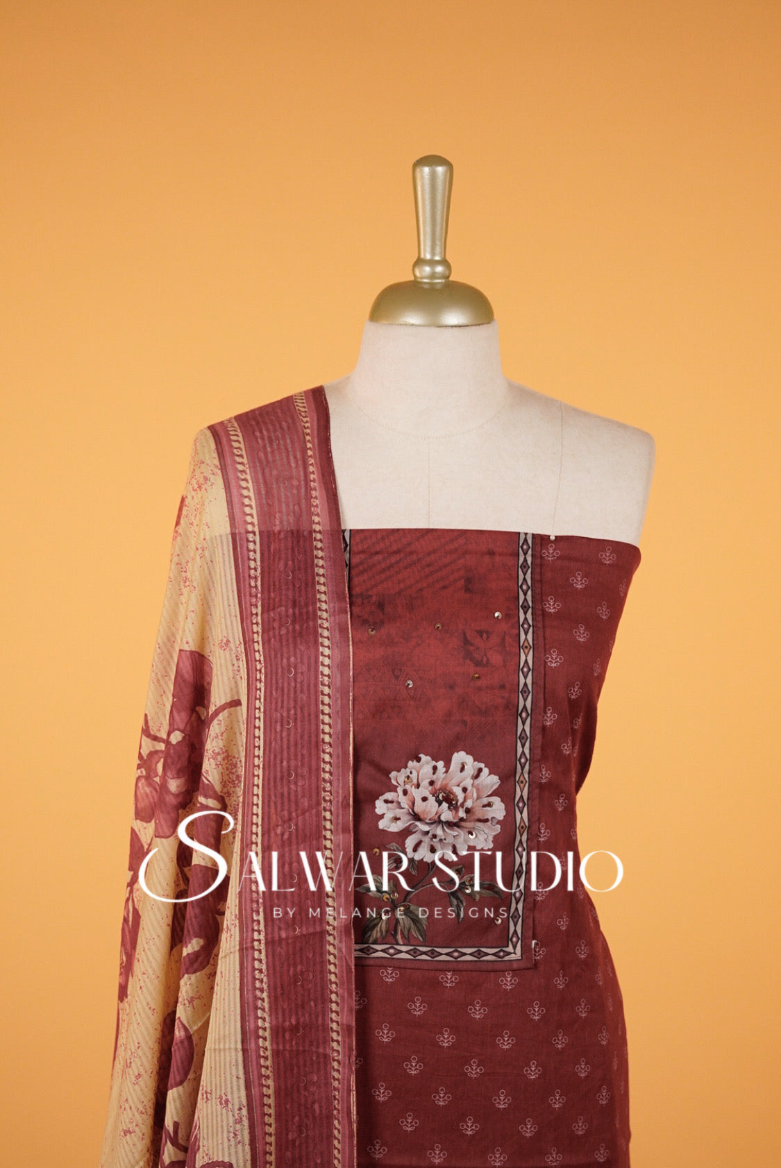 Cotton Printed Unstitched Salwar suits AC0024