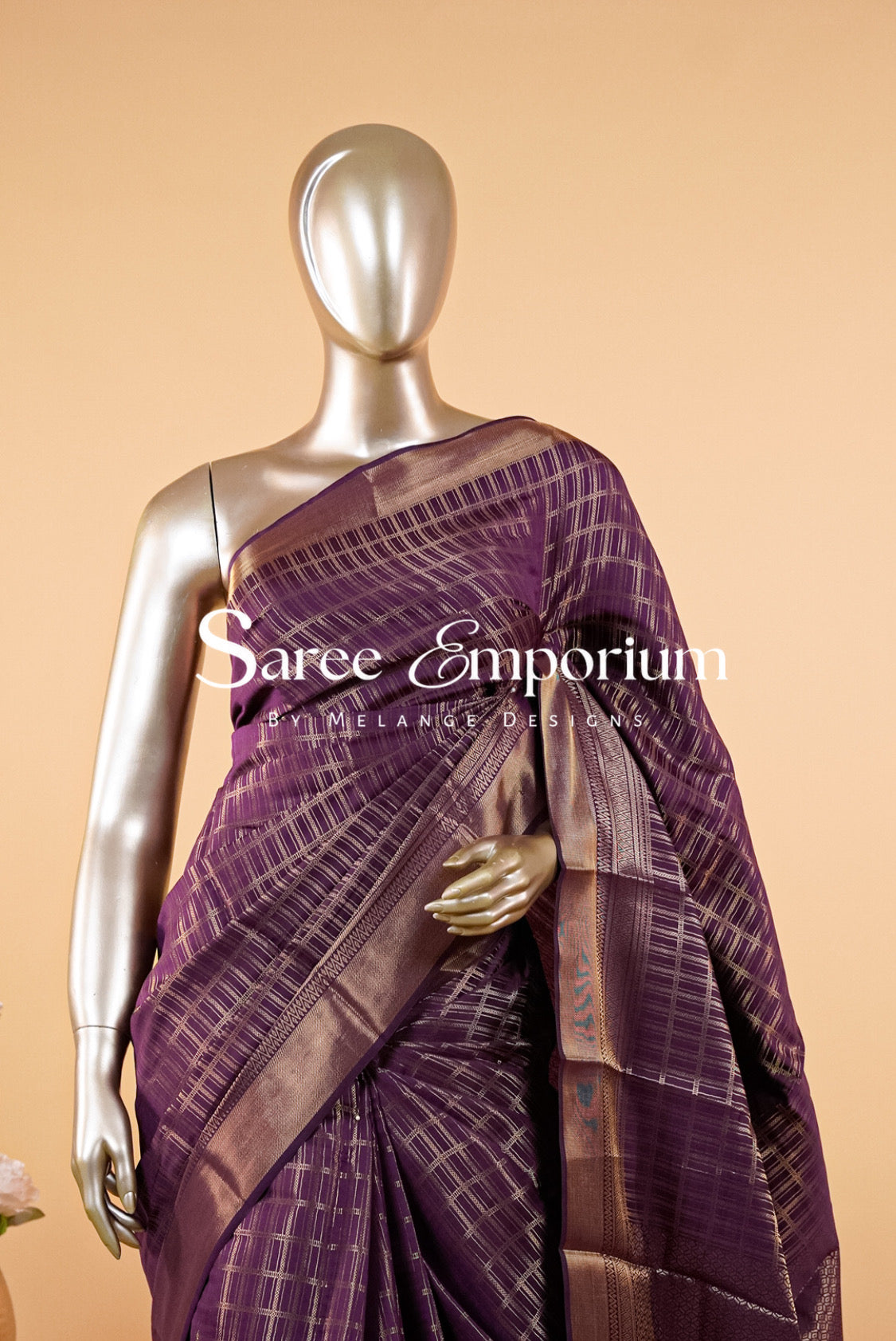 Semi Brocade Saree MDS0150